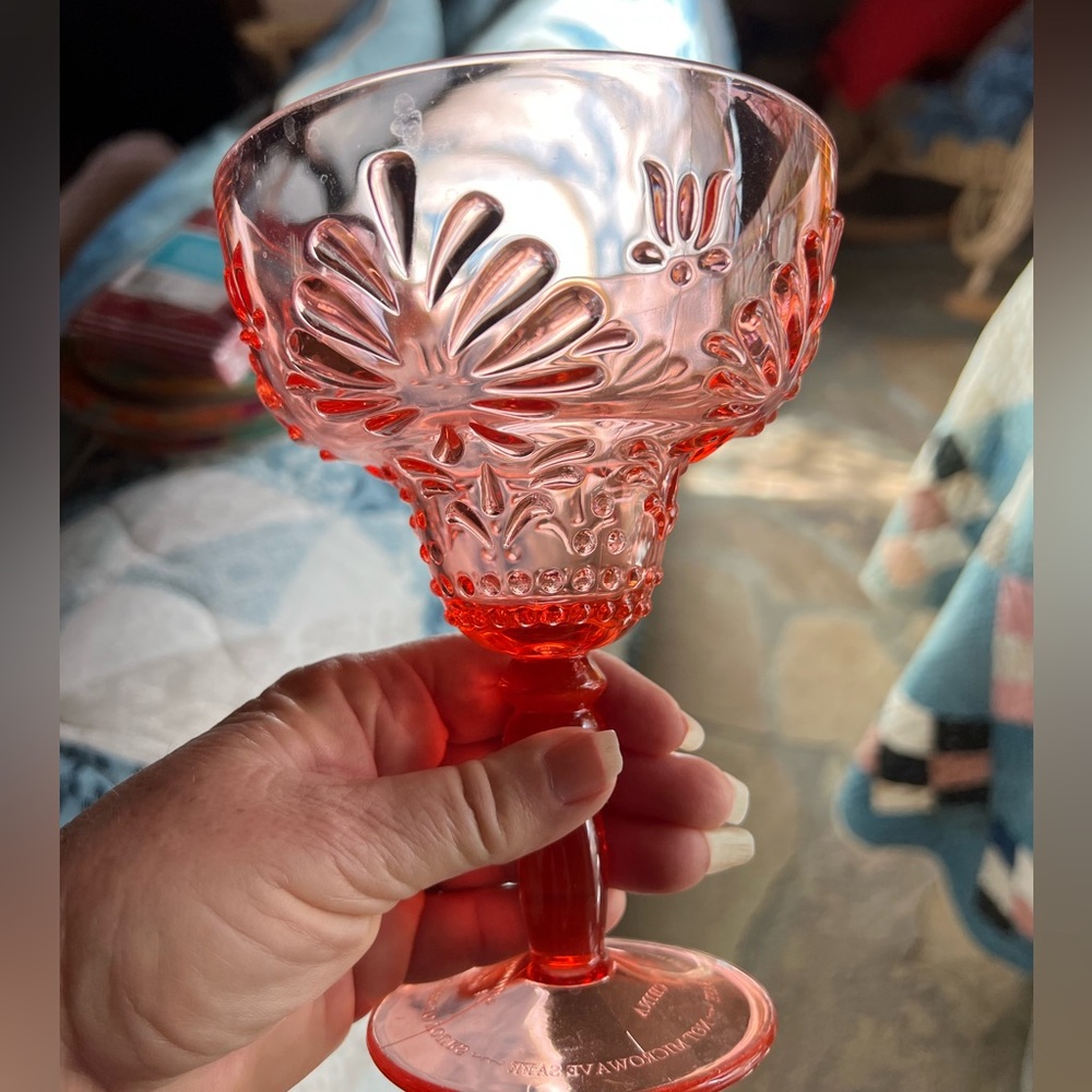 Set of 2, The Pioneer Woman 17-Ounce Tritan Margarita acrylic “glass”set of two.